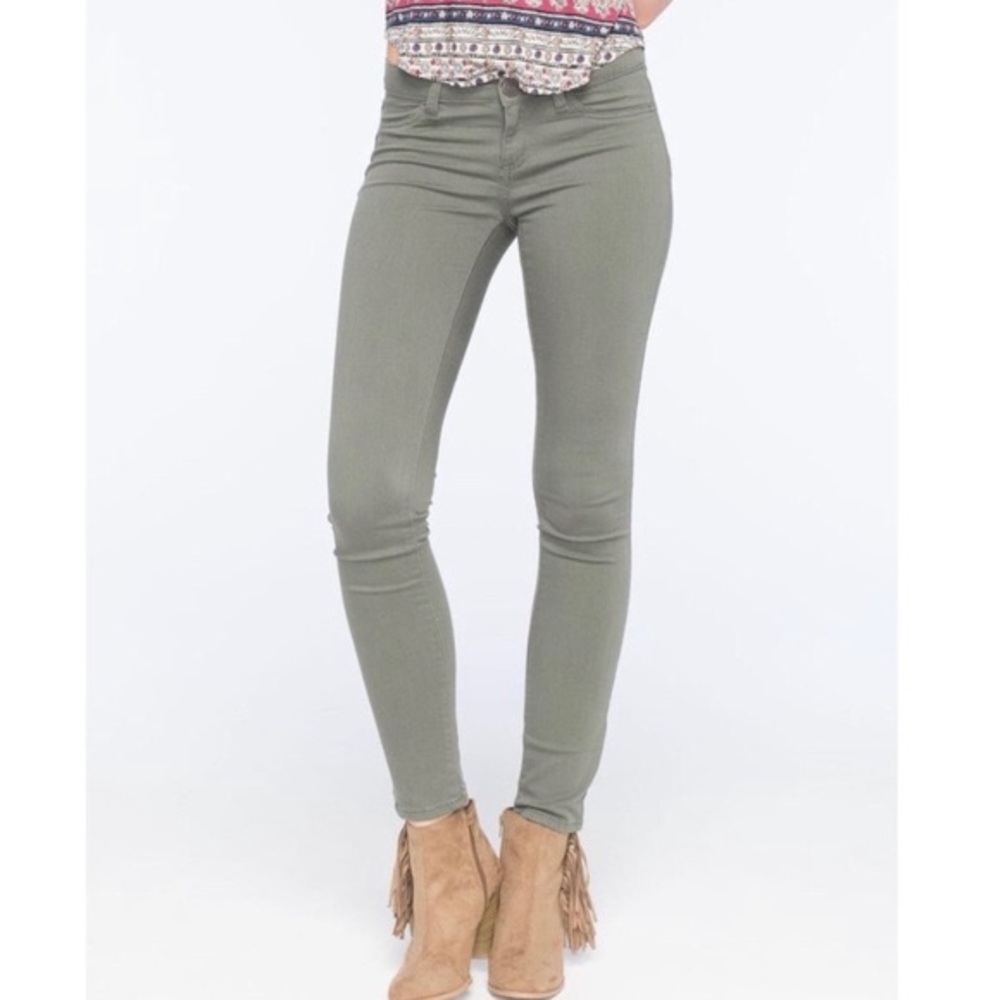 Army Green stretch jean
